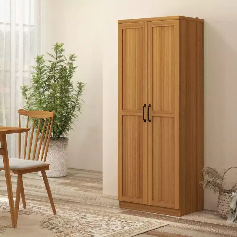 Dispensa da cucina a 2 ante da 160 cm, mobiletto indipendente con 5 ripiani e 2 ripiani regolabili per sala da pranzo