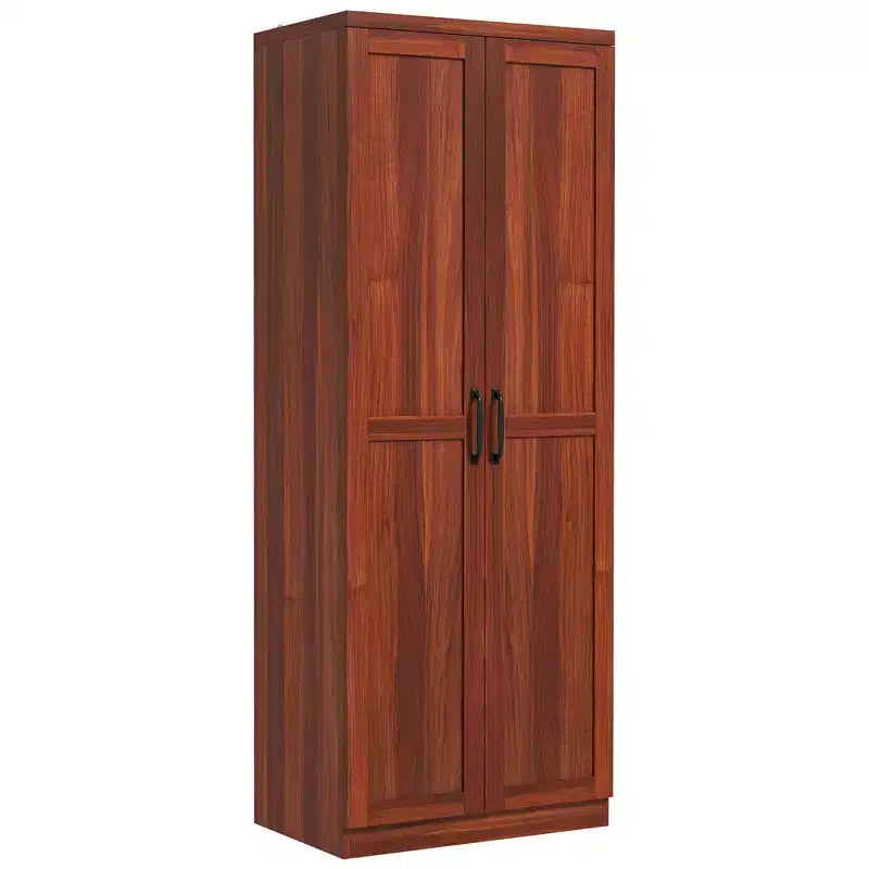 Dispensa da cucina a 2 ante da 160 cm, mobiletto indipendente con 5 ripiani e 2 ripiani regolabili per sala da pranzo