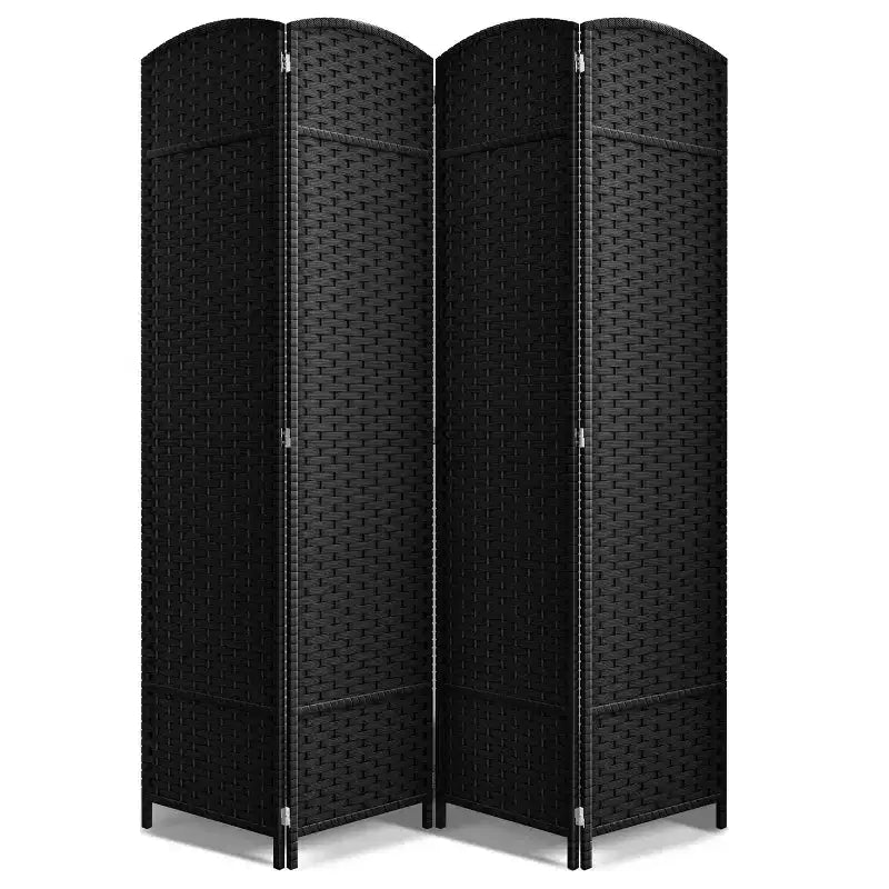 Divisorio a 4 pannelli, alto 1,83 m, extra large con cerniere doppie – Paravento pieghevole per la privacy