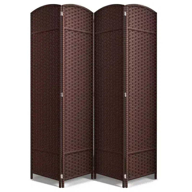 Divisorio a 4 pannelli, alto 1,83 m, extra large con cerniere doppie – Paravento pieghevole per la privacy