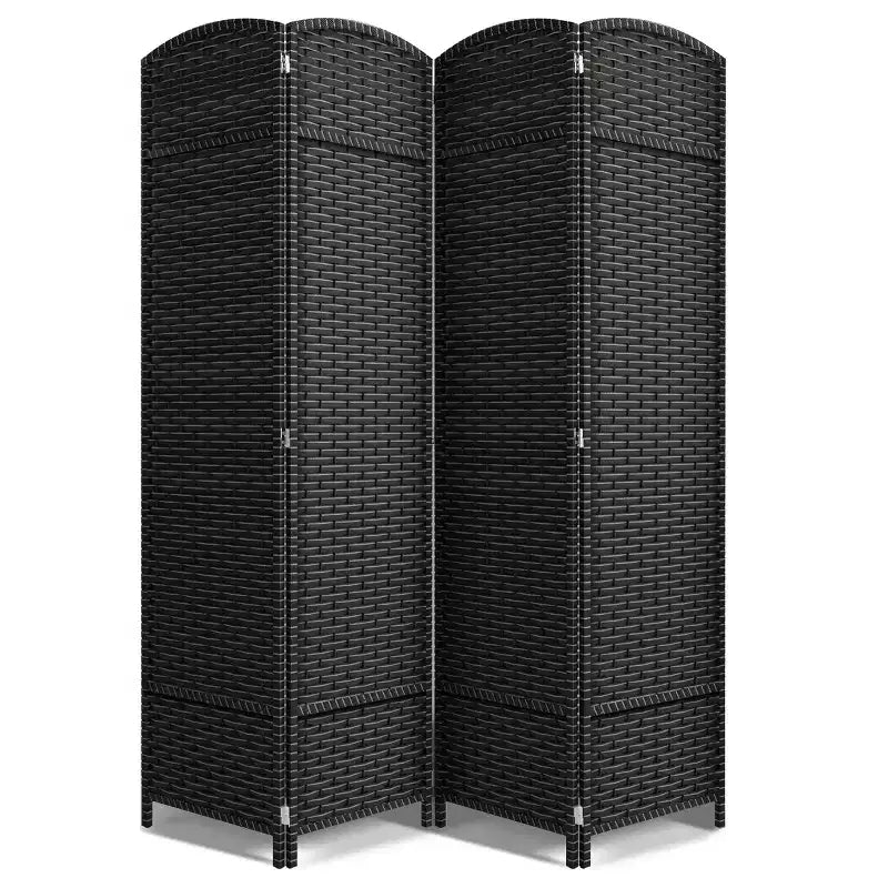 Divisorio a 4 pannelli, alto 1,83 m, extra large con cerniere doppie – Paravento pieghevole per la privacy
