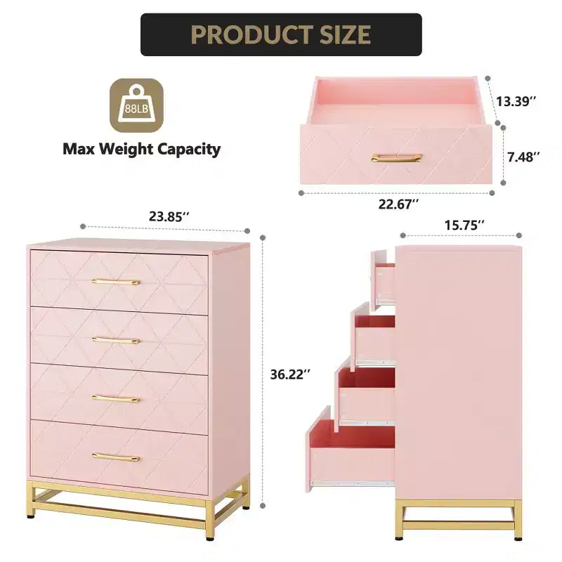 Cassettiera in legno, mobile contenitore alto moderno con dispositivo antiribaltamento, adatta per camere da letto, soggiorni e corridoi.