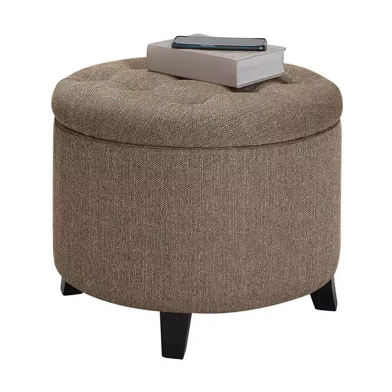 Pouf contenitore rotondo Comfort