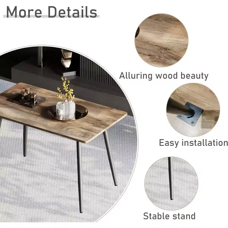 Tavolo da pranzo moderno in legno