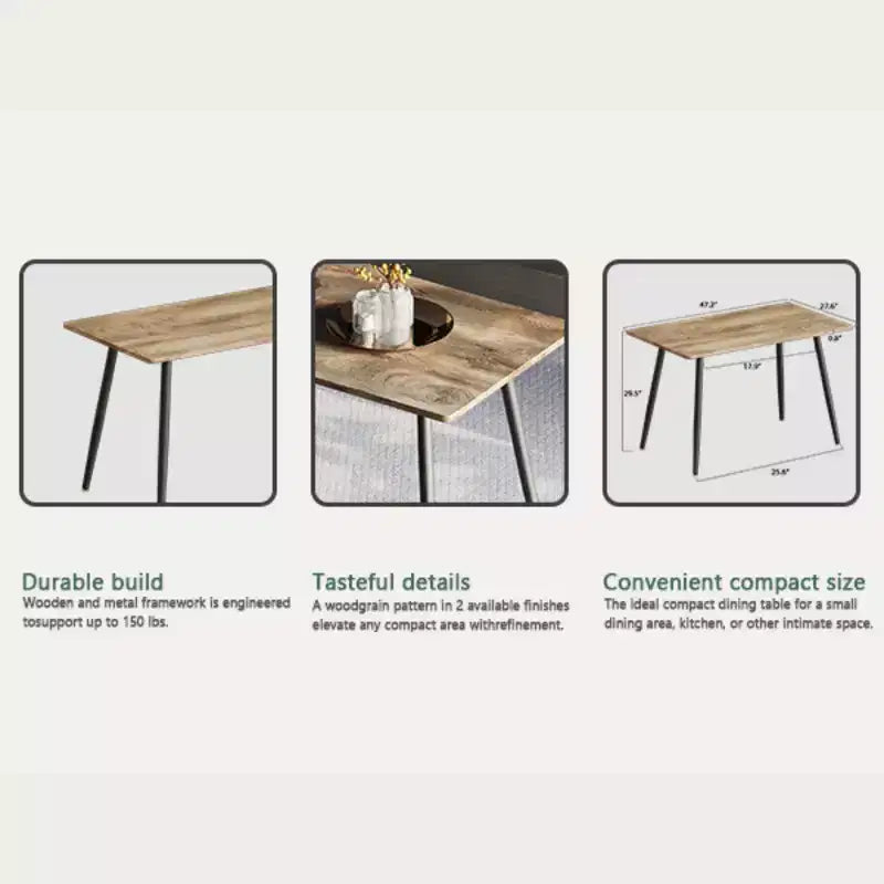 Tavolo da pranzo moderno in legno