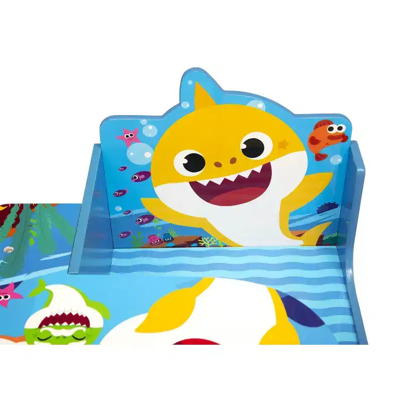 Sedia e Scrivania per Bambini Baby Shark con Contenitore